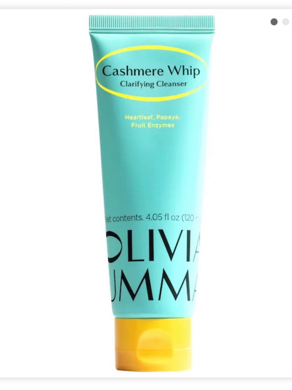 OLIVIAUMMA - NIB Cashmere Whip Clarifying Face Cleanser and Gentle Exfoliator